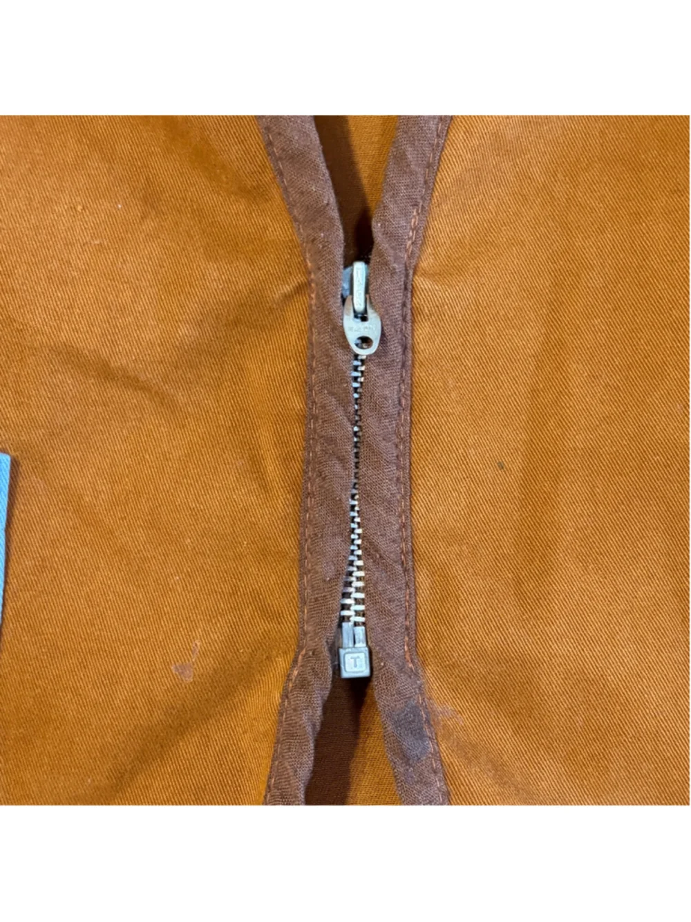 Vintage Beavers Canada Vest Youth Boy’s Size 10 Brown Blue Front Zipper Pockets